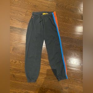 AVIATOR NATION 5 STRIPE SWEATPANTS